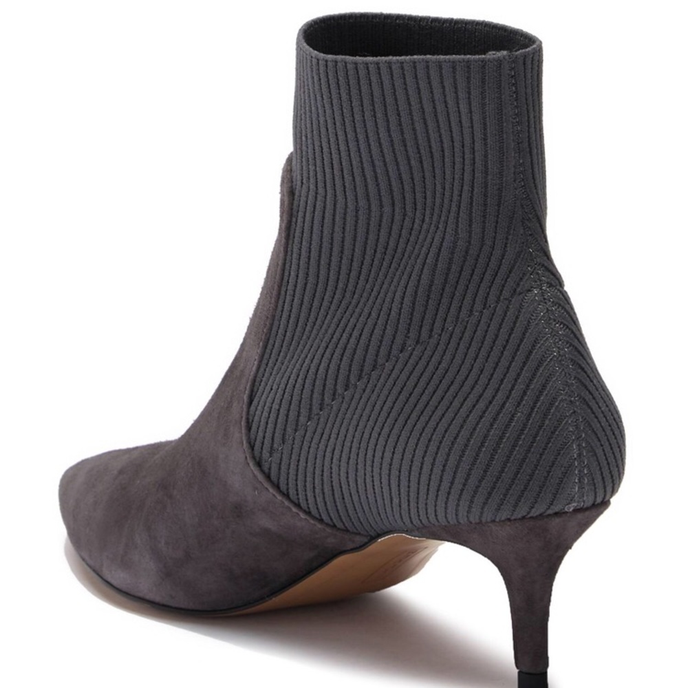 Steven Women's Gray Keene Kitten booties